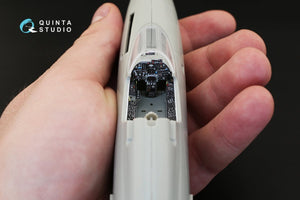 Intérieur imprimé en 3D et coloré sur papier décalcomanie Quinta Studio QD48138 F-105D (pour kit HobbyBoss) 1/48 – Bild 5
