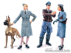 Master Box 3557 Women at war - Luftwaffe Helferinnen 1/35 – zdjęcie 3