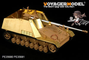 Maquette Voyager PE35681 Plaque de blindage/ailes pour Sd.Kfz. 164 Nashorn allemand de la Seconde Guerre mondiale (pour TAMIYA 35335) 1/35 – imagen 2