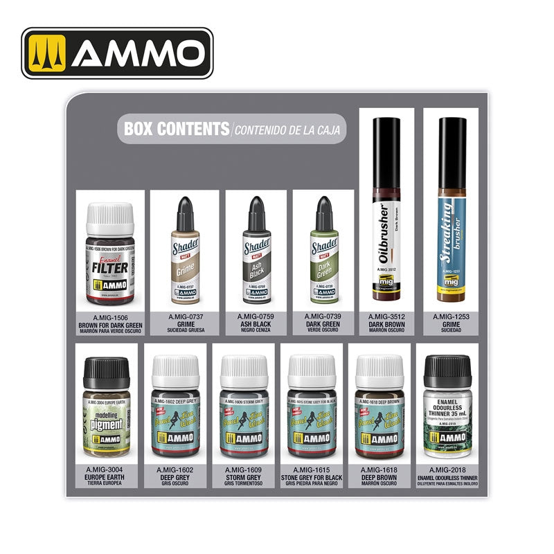 AMMO of Mig Jimenez 7813 SUPERPACK Boîte de solutions pour avions RAF du début de la Seconde Guerre mondiale – image 2