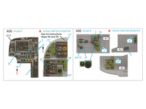 Intérieur imprimé en 3D et coloré sur papier décalcomanie (ICM) (Petite version) Quinta Studio QDS-48379 Bristol Beaufort Mk.I, échelle 1/48 – immagine 2