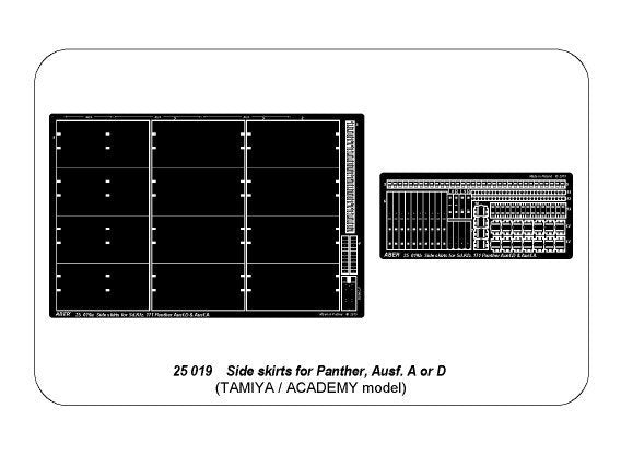 Aber 25019 Jupes latérales pour Panther A/D (1/25)  – image 9