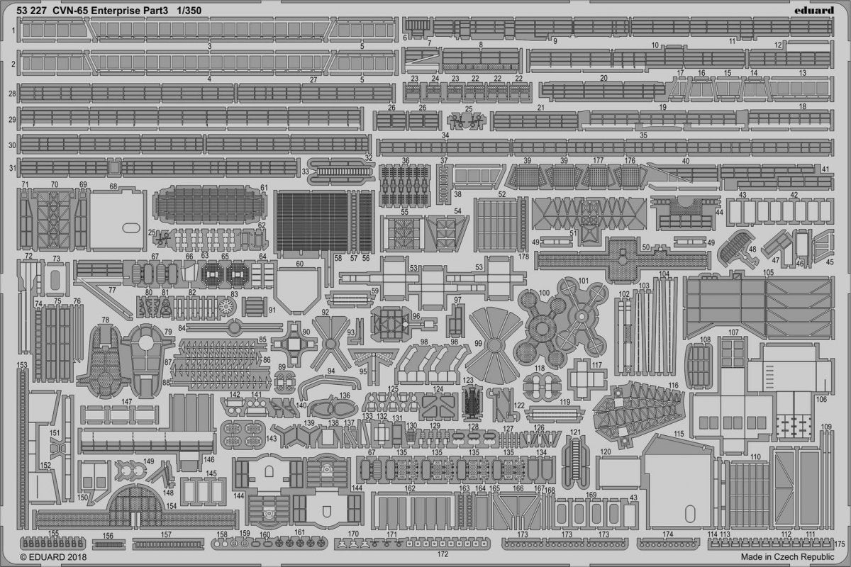 Eduard BIG5351 CVN-65 Enterprise PART I TAMIYA 1/350 – zdjęcie 4
