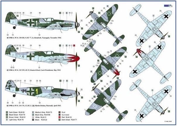 AML D32002 Messerschmitt Bf 109K-4 partie II 1/32 – image 4