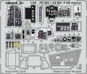 Intérieur du F-4B Eduard 49982 au 1/48 ACADEMY