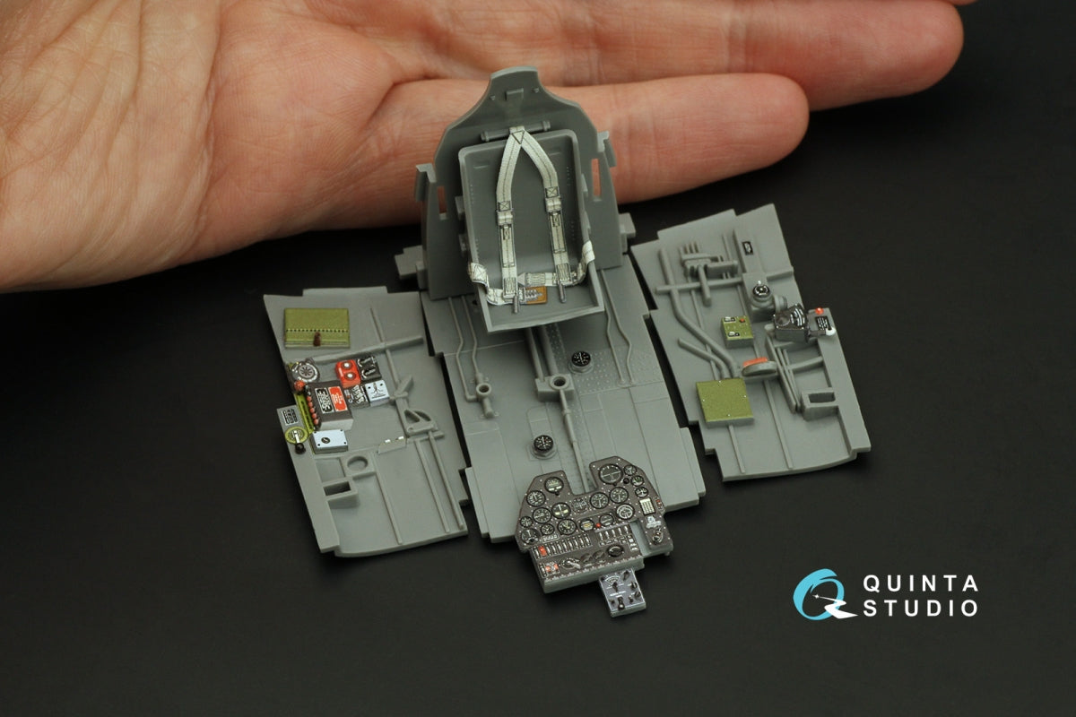 Quinta Studio QD32220 P-40N late 3D-Printed coloured Interior on decal paper (Hasegawa/Eduard) 1/32 – zdjęcie 7