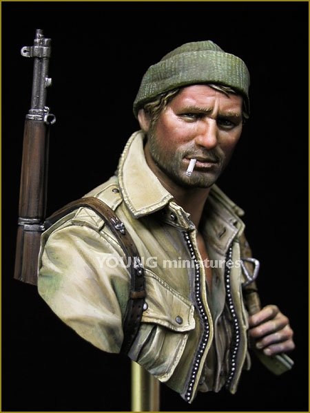 Young Miniatures YM1841 US Paratrooper WWII 17th Airbone Division 1/10 – zdjęcie 7
