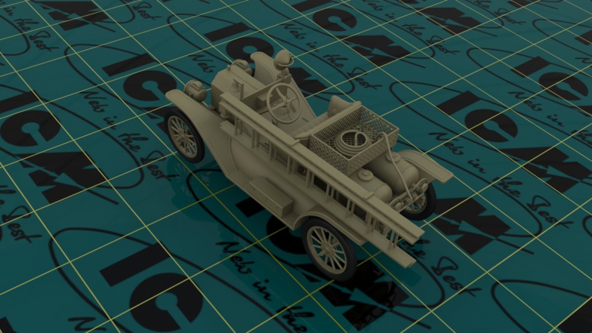 Camion de pompiers modèle T 1914 avec équipage (1/24) ICM 24017  – image 5