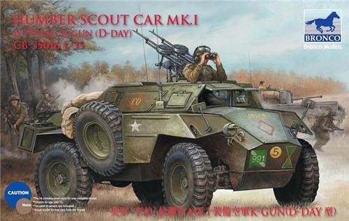 Bronco CB35016 Humber Scout Car Mk.I avec double mitrailleuse K (version Jour J)