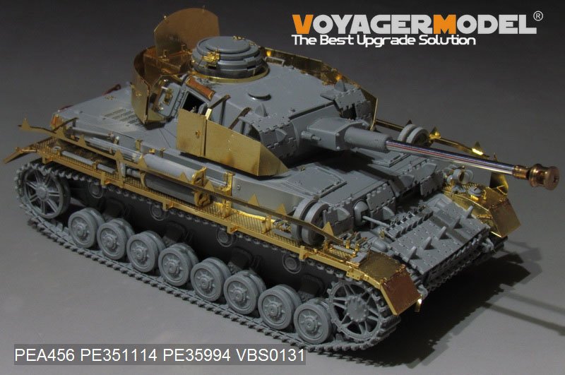 Voyager modèle PEA456 Panzer allemand de la Seconde Guerre mondiale.IV Ausf.HJ Version tardive Schurzen (GP) 1/35 – immagine 3
