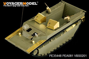 Maquette Voyager PE35448 WWII US LVT-4 Water Buffalo Landing Vehicle Chenillé de base pour AFV CLUB 35205 1/35  – immagine 6