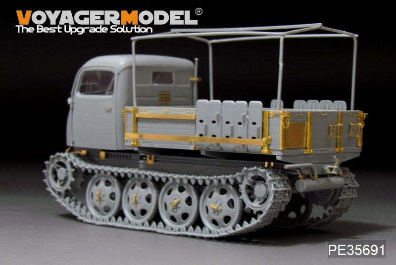 Maquette Voyager PE35691, char allemand RSO/01 type 470 de la Seconde Guerre mondiale, pour DRAGON 6691, échelle 1/35  – image 5
