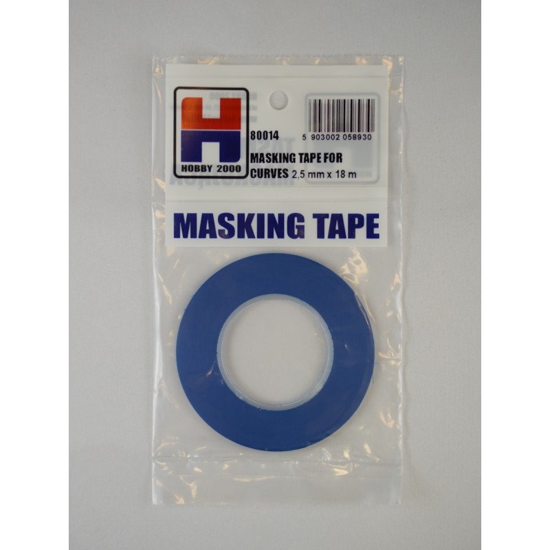 Hobby 2000 80014 Masking Tape For Curves 2.5mm x 18m