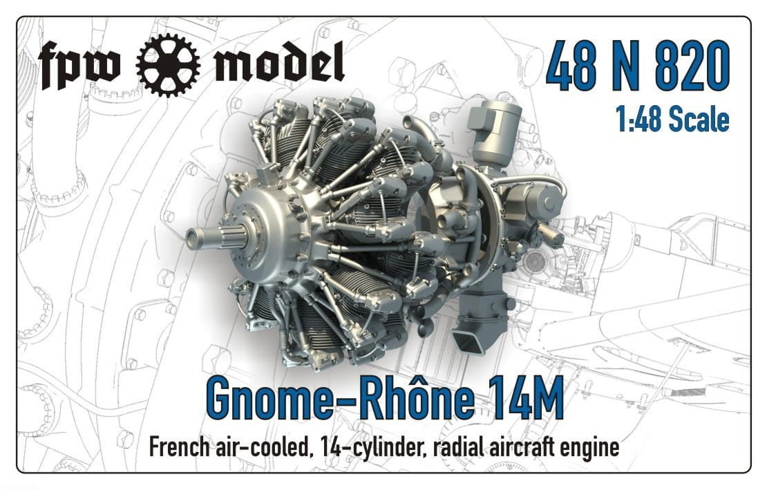 FPW Modèle 48N820 Gnome-Rhône 14M 1/48