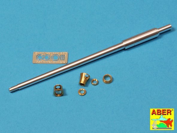 Aber 35L-008N Canon 88mm KwK 43/3 L/71 pour char lourd allemand Tiger B Serien-Turm et chasseur de chars Jagdpanther, Late Barrel (1/35)