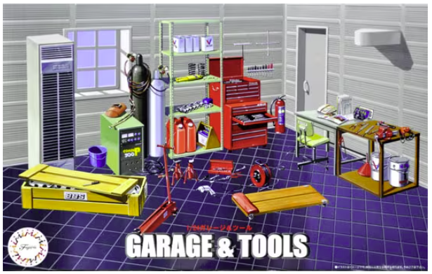 Fujimi 116358 Série Garage et Outils Garage et Outils 1/24