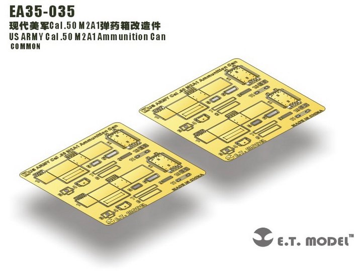 E.T. Model EA35-035 US ARMY Cal .50 M2A1 Ammunition Can 1/35 – zdjęcie 5