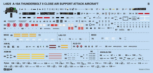 Maquette Great Wall Hobby L4825 A-10A Thunderbolt II Avion d&amp;#39;attaque et d&amp;#39;appui aérien rapproché au 1/48  – Bild 4