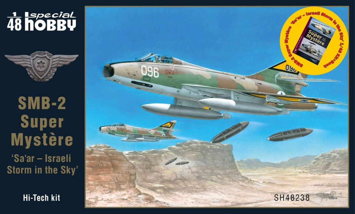 Special Hobby 48238B Dassault SMB-2 Super Mystère / Sa'ar - « Tempête israélienne dans le ciel » (Maquette + Livret) 1/48