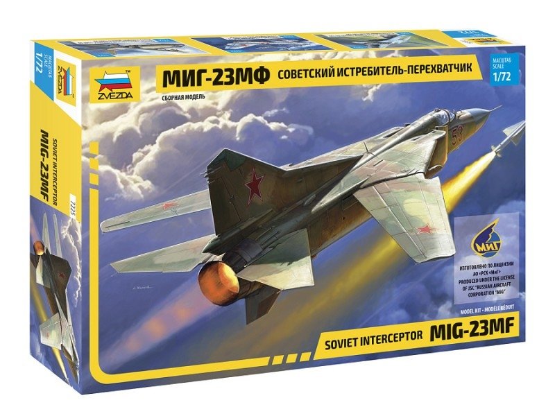 Zvezda 7225 MiG-23MF Intercepteur Soviétique 1/72