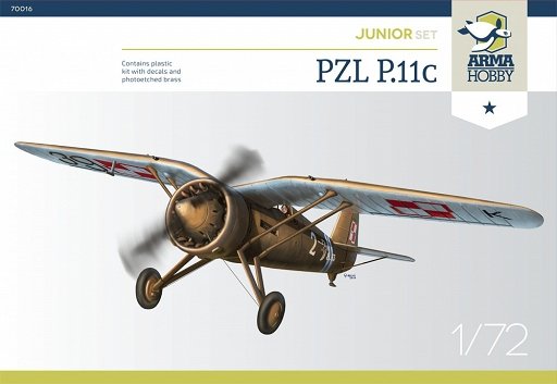 Arma Hobby 70016 PZL P.11c Ensemble Junior 1/72