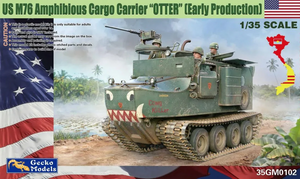 Gecko Models 35GM0102 US M76 Transporteur de marchandises amphibie « Otter » (Première production) 1/35