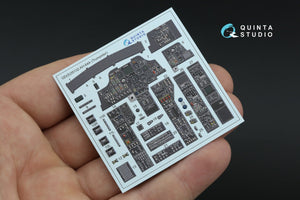 Intérieur coloré imprimé en 3D sur papier décalcomanie Quinta Studio QDS-35132 AH-64A (Trumpeter) (Petite version) 1/35 – immagine 3