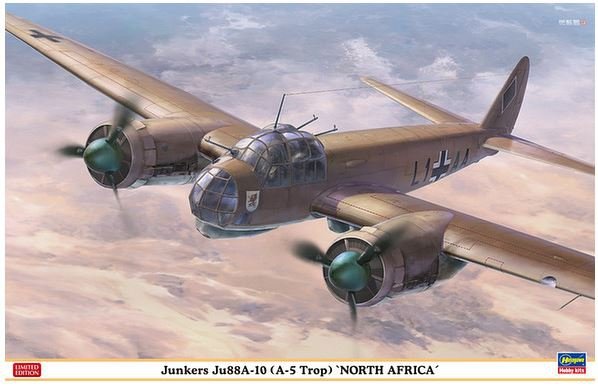 Hasegawa 07440 Junkers Ju88A-10 (A-5Trop) Afrique du Nord 1/48