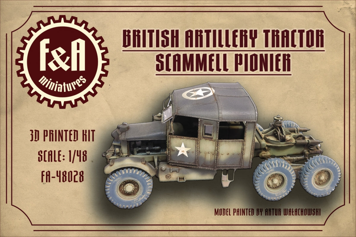 F&amp;amp;A Miniatures FA-48028 Transport de chars Scammell Pioneer 1/48