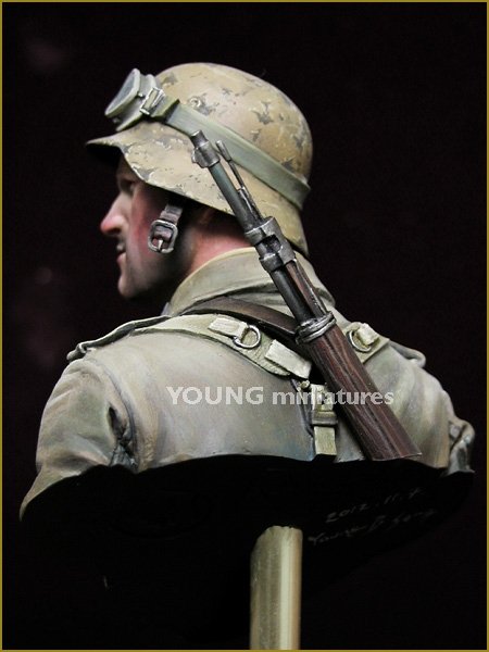 Young Miniatures YM1839 Infanterie allemande DAK Afrique du Nord Seconde Guerre mondiale 1943 1/10  – immagine 5
