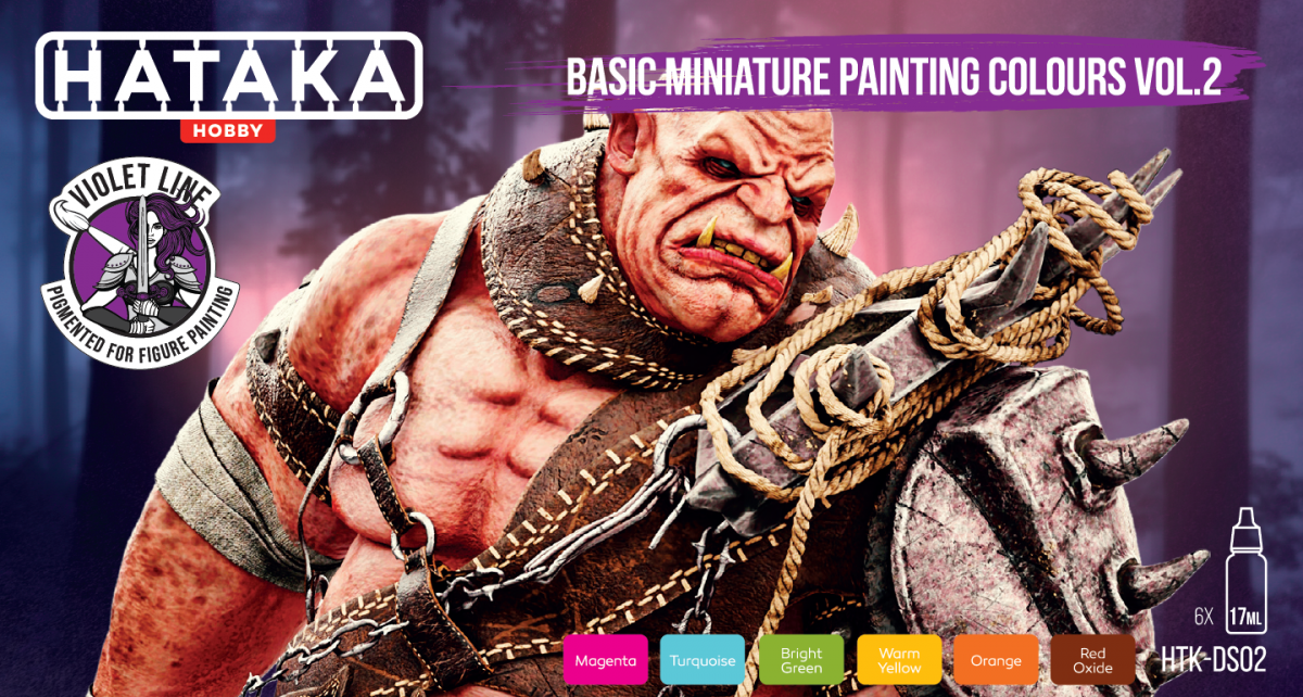 Couleurs de base pour peinture de figurines Hataka HTK-DS02 vol. 2 – image 3