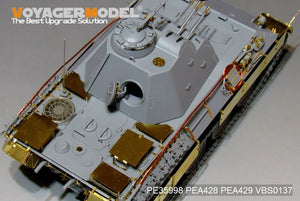 Maquette Voyager PE35998 FlaKPanzer V allemand de la Seconde Guerre mondiale, canon antiaérien FlaKvierling 20 mm MG 151/20, version de base pour TAKOM 2105 au 1/35 – image 14