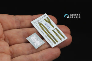 Quinta Studio QR+32046 Ceintures de sécurité pour avions de chasse britanniques, milieu de la Seconde Guerre mondiale (avec boucles métalliques) (Tous les kits) 1/32 – imagen 4