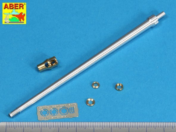 Aber 35L-036n German 7,5cmKwK42L/70 gun barrel with muzzle brake for Panther Ausf. G Late 1/35 – zdjęcie 2