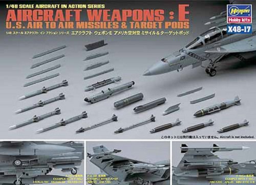 Hasegawa X48-17 ARMES AÉRIENNES E : POULE CIBLES DE MISSILES AIR-AIR AMÉRICAINS (1/48)