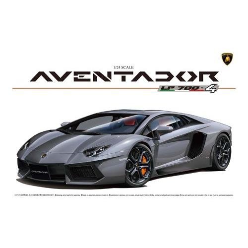 Aoshima 00142 LAMBORGHINI AVENTADOR LP700-4 DÉTAIL DU MOTEUR 1/24