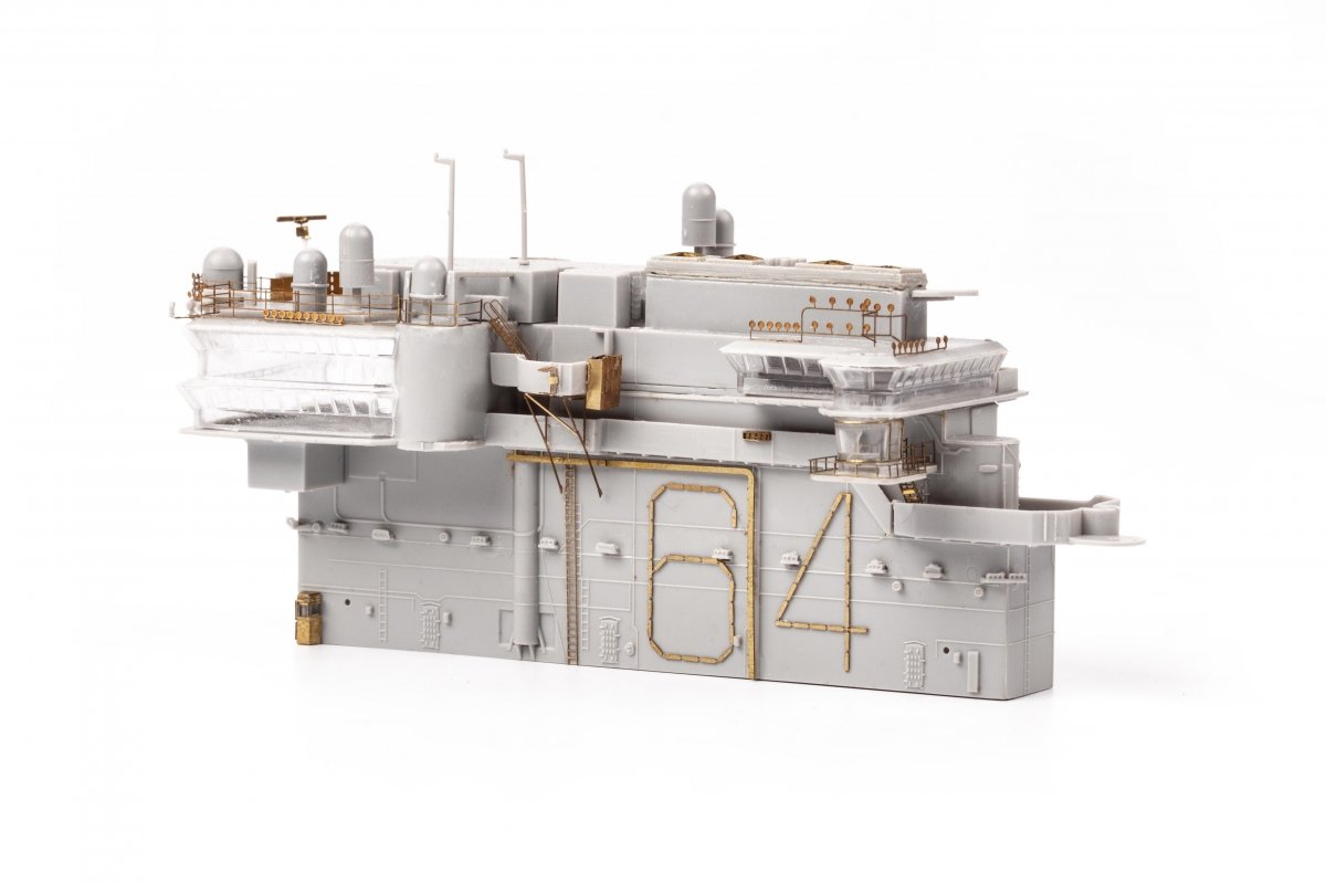 Eduard 53285 USS Constellation CV-64 partie 5 - île TRUMPETER 1/350 – image 3
