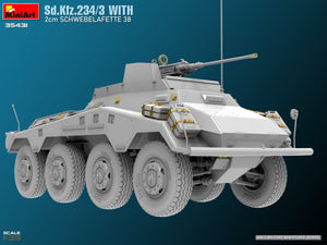 MiniArt 35431 Sd.Kfz.234/3 Avec 2cm Schwebelafette 38 1/35 – immagine 12