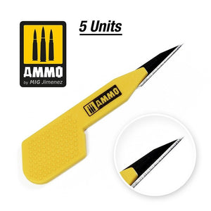 Munitions pour Mig 8685 Precision Blade Straight - 5 pièces