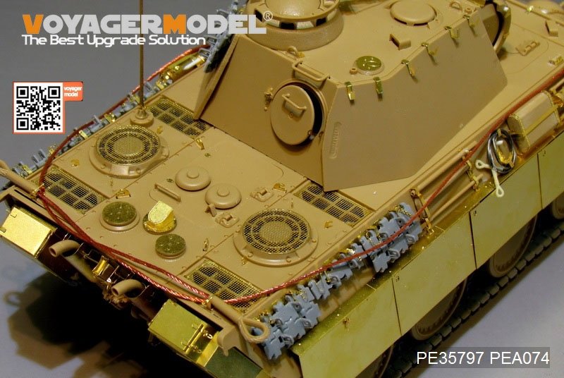Maquette Voyager PE35797 Panther G allemand de la Seconde Guerre mondiale, version de base (pour TAMIYA 35170/35174), échelle 1/35 – immagine 2