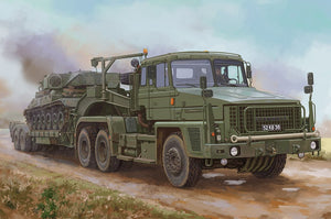Hobby Boss 85527 Scammell Commander avec grue de 62 tonnes et semi-remorque Fruehauf au 1/35