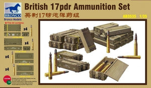 Bronco AB3535 Coffret de munitions britanniques pour canon de 17 livres, échelle 1/35