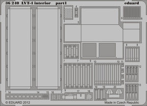 Intérieur Eduard 36240 LVT-4 1/35 AFV Club