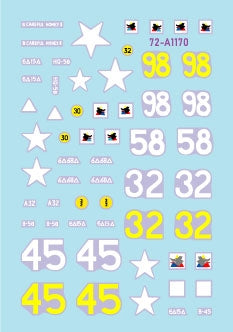 Star Decals 72-A1170 6e division blindée américaine. La Super-Sixième en Europe 1944-45. Chars spéciaux 1/72 – image 3