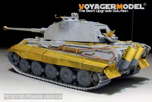Maquette Voyager PE351183 Char King Tiger allemand de la Seconde Guerre mondiale (tourelle Porsche) (pour kit DRAGON/ZVEZDA) 1/35 – imagen 4