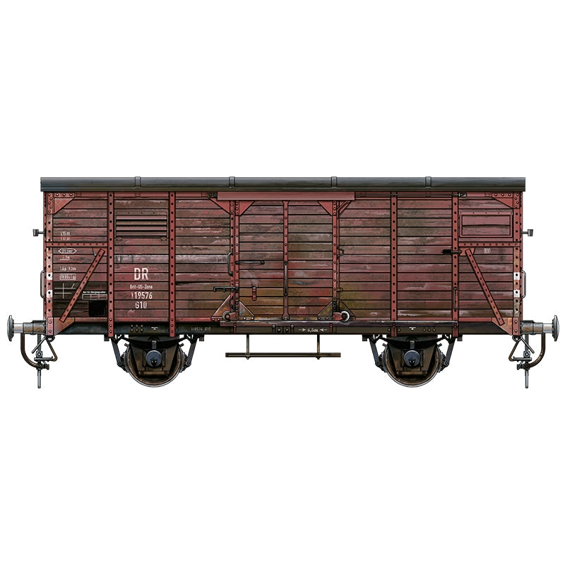 AK Interactive AK35502 WAGON FERROVIAIRE ALLEMAND COUVERT G10 GEDECKTER GÜTERWAGEN G10 1/35 – Bild 6