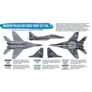 Hataka HTK-BS17 Modern Polish Air Force paint set vol. 1 – zdjęcie 2
