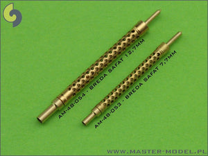 Canons de 12,7 mm pour mitrailleuse italienne Master AM-48-054 Breda SAFAT (2 pièces) (1/48) – Bild 4