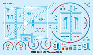 J&amp;#39;adore la maquette 62010 USS Pinckney DDG-91 au 1/200 – imagen 4