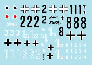 Star Decals 35-870 Chars allemands en Italie 1 1/35 – immagine 3